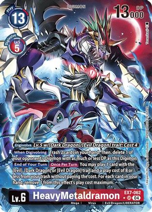 HeavyMetaldramon [EX7-062] (Alternate Art) [Digimon LIBERATOR] - Trinity Hobby
