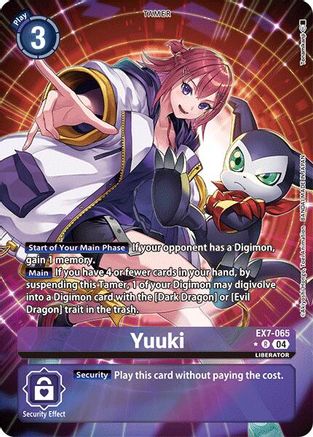 Yuuki [EX7-065] (Alternate Art) [Digimon LIBERATOR] - Trinity Hobby