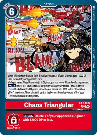 Chaos Triangular [EX7-066] [Digimon LIBERATOR] - Trinity Hobby