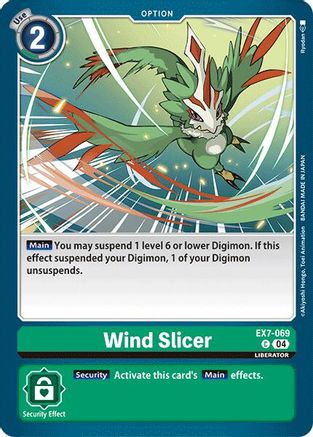 Wind Slicer [EX7-069] [Digimon LIBERATOR] - Trinity Hobby