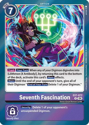 Seventh Fascination [EX7-072] [Digimon LIBERATOR] - Trinity Hobby