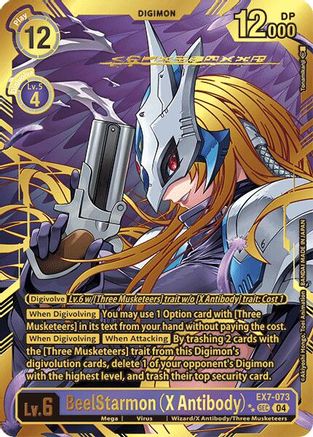 BeelStarmon [EX7-073] (X Antibody) (Textured) [Digimon LIBERATOR] - Trinity Hobby