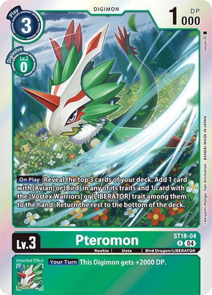 Pteromon [ST18-04] [Starter Deck: Guardian Vortex] - Trinity Hobby