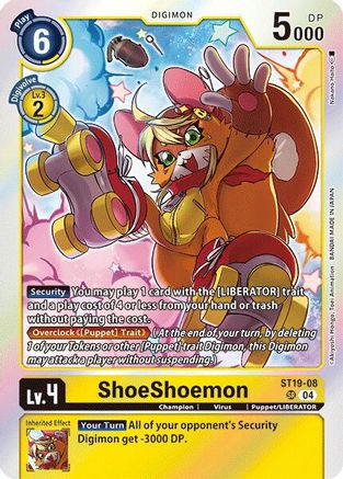 ShoeShoemon [ST19-08] [Starter Deck: Fable Waltz] - Trinity Hobby
