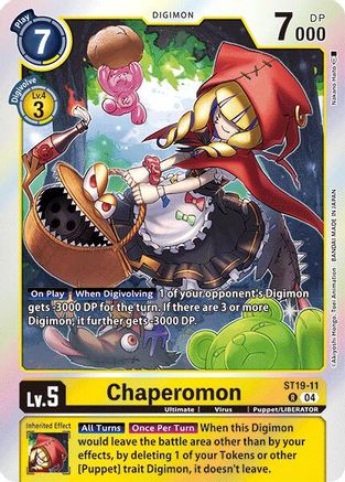 Chaperomon [ST19-11] [Starter Deck: Fable Waltz] - Trinity Hobby