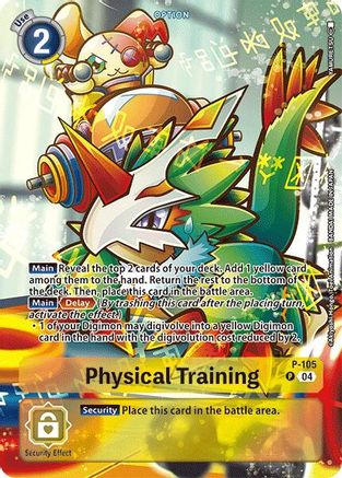 Physical Training [P-105] (Starter Deck 18 Exclusive) [Starter Deck: Guardian Vortex Promos] - Trinity Hobby