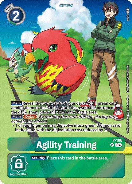Agility Training [P-106] (Starter Deck 18 Exclusive) [Starter Deck: Guardian Vortex Promos] - Trinity Hobby