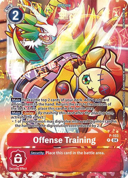 Offense Training [P-103] (Starter Deck 19 Exclusive) [Starter Deck: Fable Waltz Promos] - Trinity Hobby