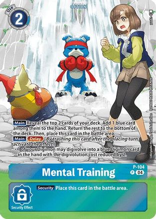 Mental Training [P-104] (Starter Deck 19 Exclusive) [Starter Deck: Fable Waltz Promos] - Trinity Hobby