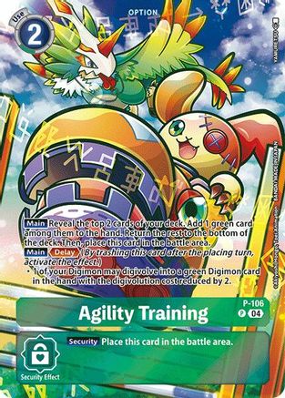 Agility Training [P-106] (Starter Deck 19 Exclusive) [Starter Deck: Fable Waltz Promos] - Trinity Hobby