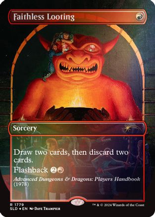 Faithless Looting (Rainbow Foil) (SLD-1779) - [Secret Lair Drop Series] Foil - Trinity Hobby
