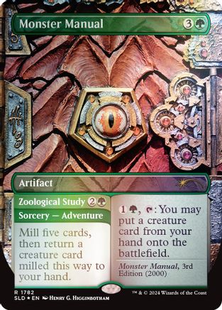 Monster Manual (Rainbow Foil) (SLD-1782) - [Secret Lair Drop Series] Foil - Trinity Hobby