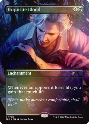 Exquisite Blood (Rainbow Foil) (SLD-1798) - [Secret Lair Drop Series] Foil - Trinity Hobby