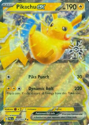 Pikachu ex (Holiday Calendar) - (063/null) Holofoil [Miscellaneous Cards & Products]
