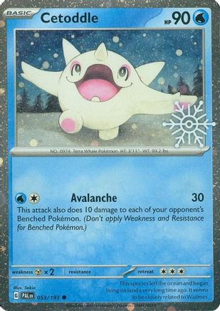 Cetoddle (Holiday Calendar) - (053/193) Holofoil [Miscellaneous Cards & Products]