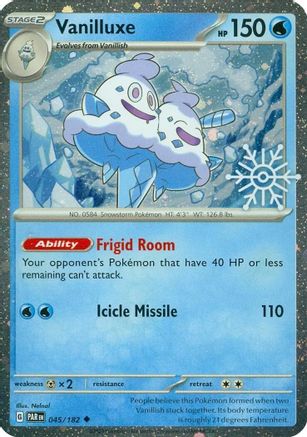Vanilluxe (Holiday Calendar) - (045/null) Holofoil [Miscellaneous Cards & Products]