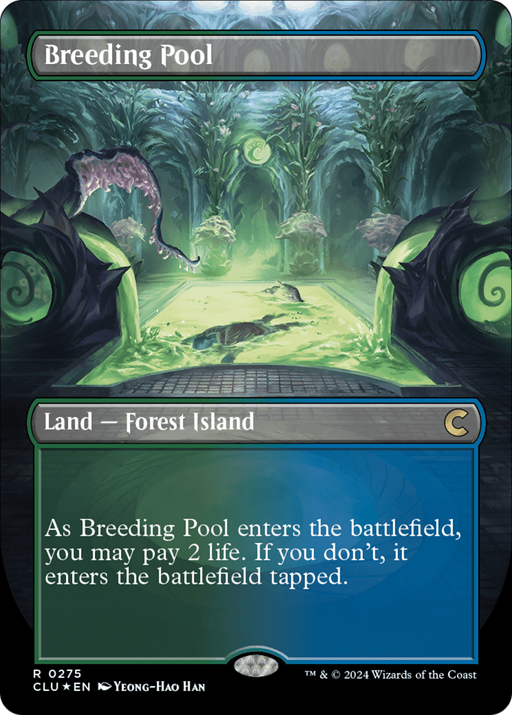 Breeding Pool (Borderless) [Ravnica: Clue Edition] - Trinity Hobby