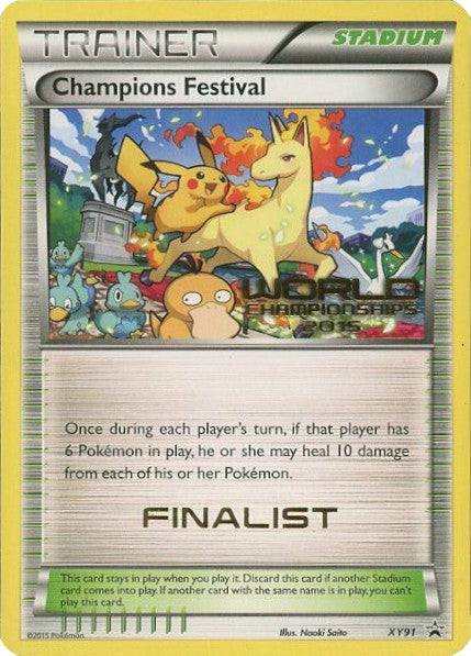 Champions Festival (XY91) (2015 Finalist) [XY: Black Star Promos] - Trinity Hobby