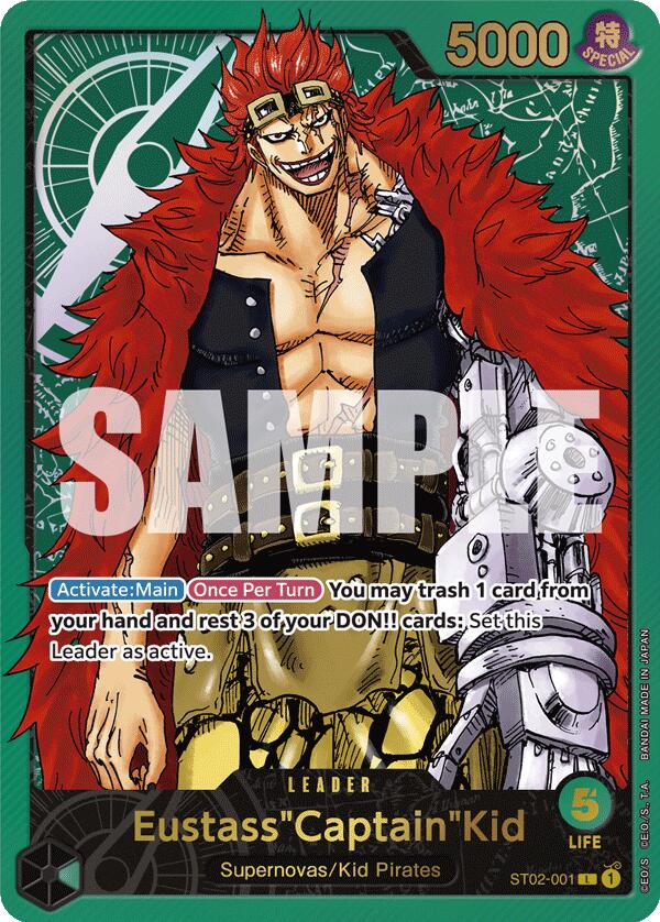 Eustass"Captain"Kid (Premium Card Collection -Leader Collection-) (ST02-001) - [One Piece Promotion Cards] Foil - Trinity Hobby