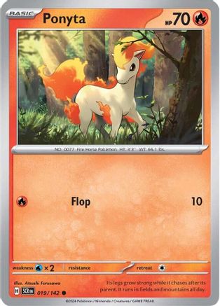 Ponyta (019/142) [Scarlet & Violet: Stellar Crown] - Trinity Hobby