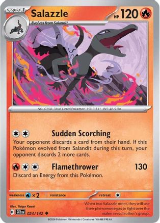 Salazzle (024/142) [Scarlet & Violet: Stellar Crown] - Trinity Hobby