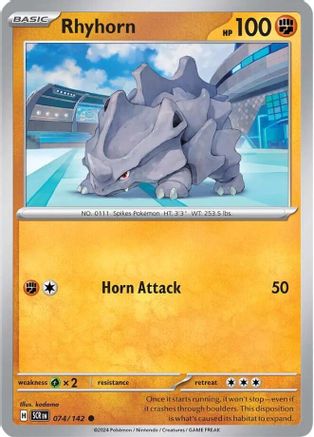 Rhyhorn (074/142) [Scarlet & Violet: Stellar Crown] - Trinity Hobby