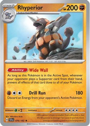 Rhyperior (076/142) [Scarlet & Violet: Stellar Crown] - Trinity Hobby
