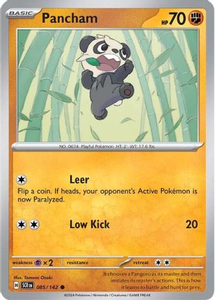 Pancham (085/142) [Scarlet & Violet: Stellar Crown] - Trinity Hobby
