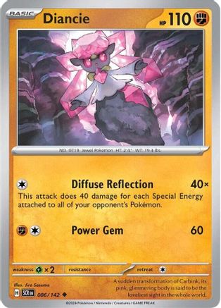 Diancie (086/142) [Scarlet & Violet: Stellar Crown] - Trinity Hobby