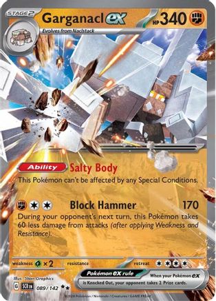 Garganacl ex (089/142) [Scarlet & Violet: Stellar Crown] - Trinity Hobby