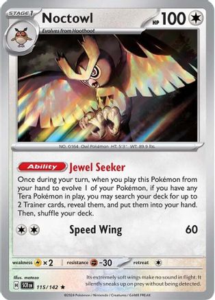 Noctowl (115/142) [Scarlet & Violet: Stellar Crown] - Trinity Hobby