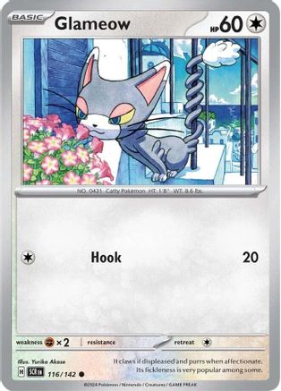 Glameow (116/142) [Scarlet & Violet: Stellar Crown] - Trinity Hobby