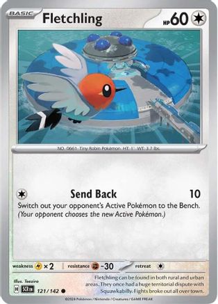 Fletchling (121/142) [Scarlet & Violet: Stellar Crown] - Trinity Hobby