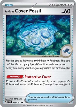 Antique Cover Fossil (129/142) [Scarlet & Violet: Stellar Crown] - Trinity Hobby