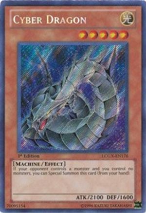 Cyber Dragon (Alternate Art) [LCGX-EN176] Secret Rare - Trinity Hobby