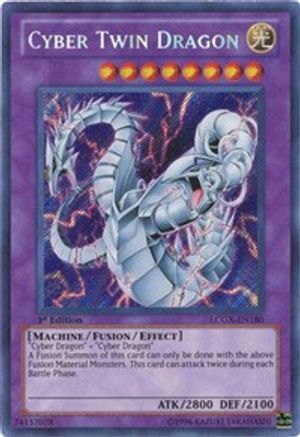 Cyber Twin Dragon [LCGX-EN180] Secret Rare - Trinity Hobby
