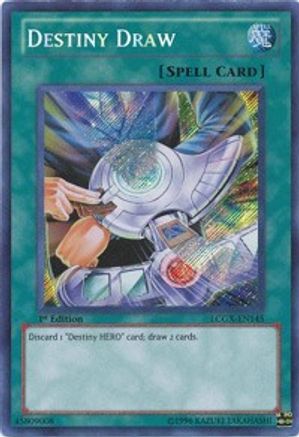 Destiny Draw [LCGX-EN145] Secret Rare - Trinity Hobby