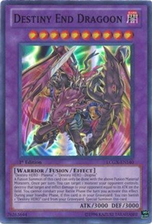 Destiny End Dragoon [LCGX-EN140] Super Rare - Trinity Hobby