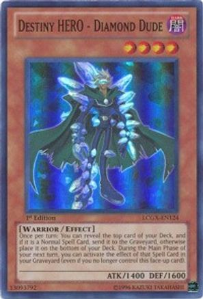 Destiny HERO - Diamond Dude [LCGX-EN124] Super Rare - Trinity Hobby