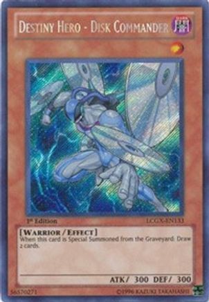 Destiny HERO - Disk Commander [LCGX-EN133] Secret Rare - Trinity Hobby