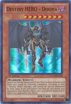 Destiny HERO - Dogma [LCGX-EN128] Super Rare - Trinity Hobby