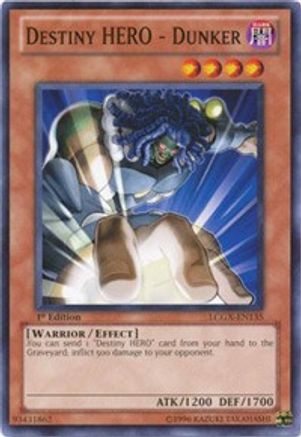 Destiny HERO - Dunker [LCGX-EN135] Common - Trinity Hobby