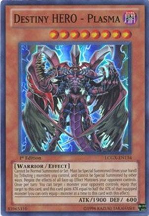 Destiny HERO - Plasma [LCGX-EN134] Super Rare - Trinity Hobby