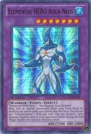Elemental HERO Aqua Neos [LCGX-EN057] Super Rare - Trinity Hobby
