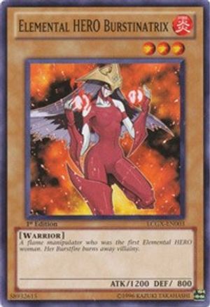 Elemental HERO Burstinatrix [LCGX-EN003] Common - Trinity Hobby