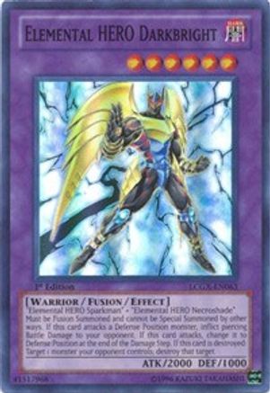 Elemental HERO Darkbright [LCGX-EN063] Super Rare - Trinity Hobby
