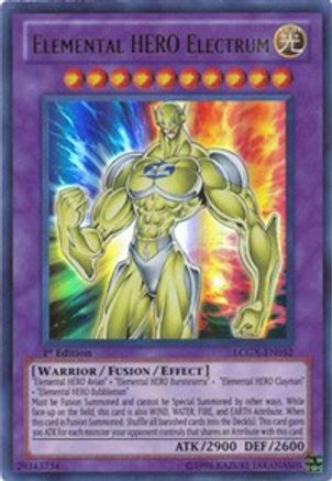 Elemental HERO Electrum [LCGX-EN052] Ultra Rare - Trinity Hobby