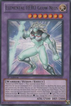 Elemental HERO Glow Neos [LCGX-EN061] Rare - Trinity Hobby