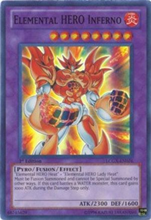 Elemental HERO Inferno [LCGX-EN076] Super Rare - Trinity Hobby