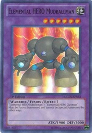 Elemental HERO Mudballman [LCGX-EN053] Super Rare - Trinity Hobby